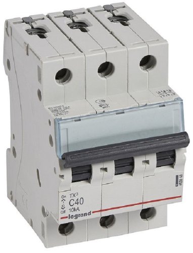 Выключатель автоматический Legrand TX3 6000 3п 40А C 10кА картинка